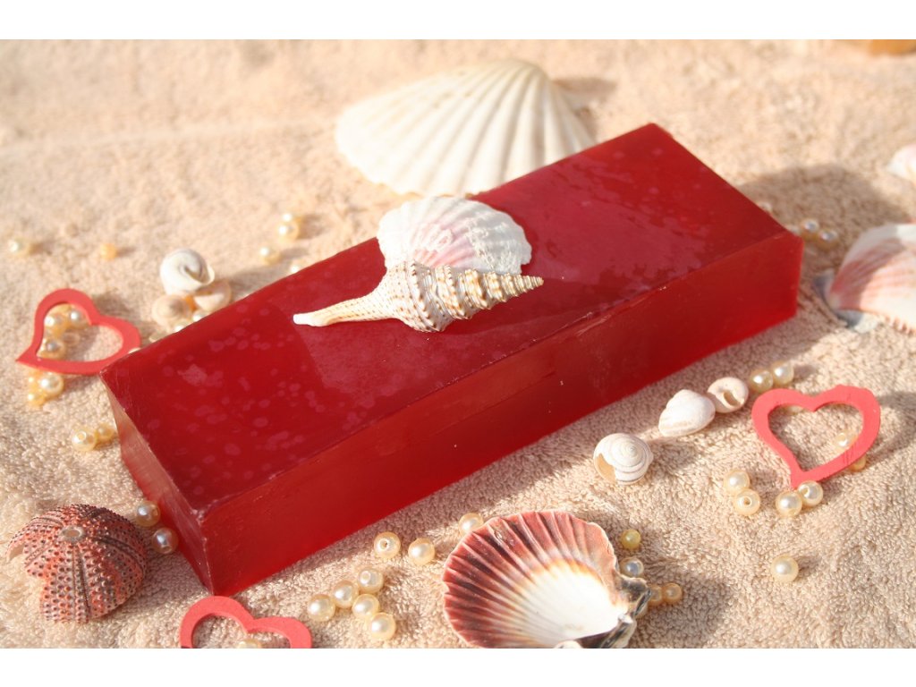 Glycerinová cihla - vůně borůvka 800g