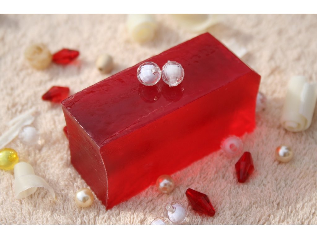 Glycerinové mýdlo krájené - vůně borůvka