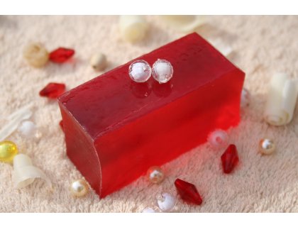 Glycerinové mýdlo krájené - vůně borůvka