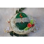 Dárkový košík s 1 glycerinovým mýdlem - vůně mořská řasa