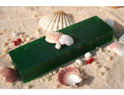 Glycerinová cihla - vůně mořská řasa 800g