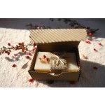 Přírodní olivové mýdlo s kozím mlékem v krabičce