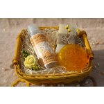 Košík s litseou cubebou a olivovým mýdlem