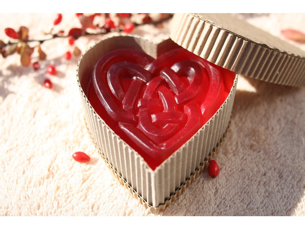 Keltské srdce v krabičce