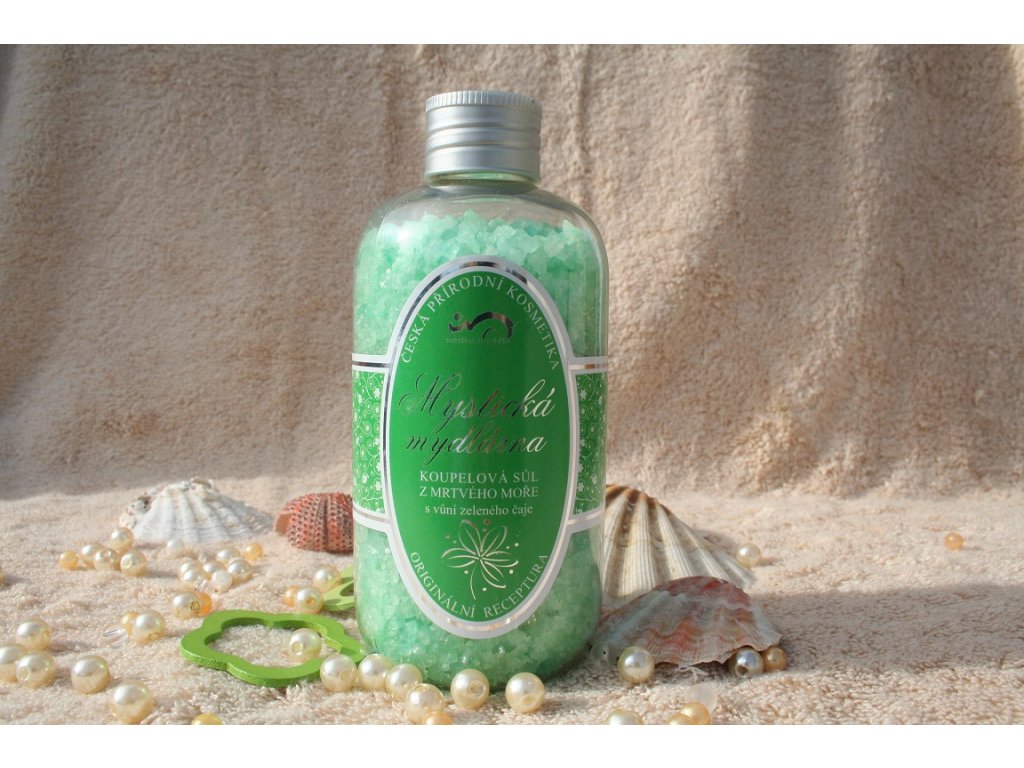 Koupelová sůl s vůní zelený čaj