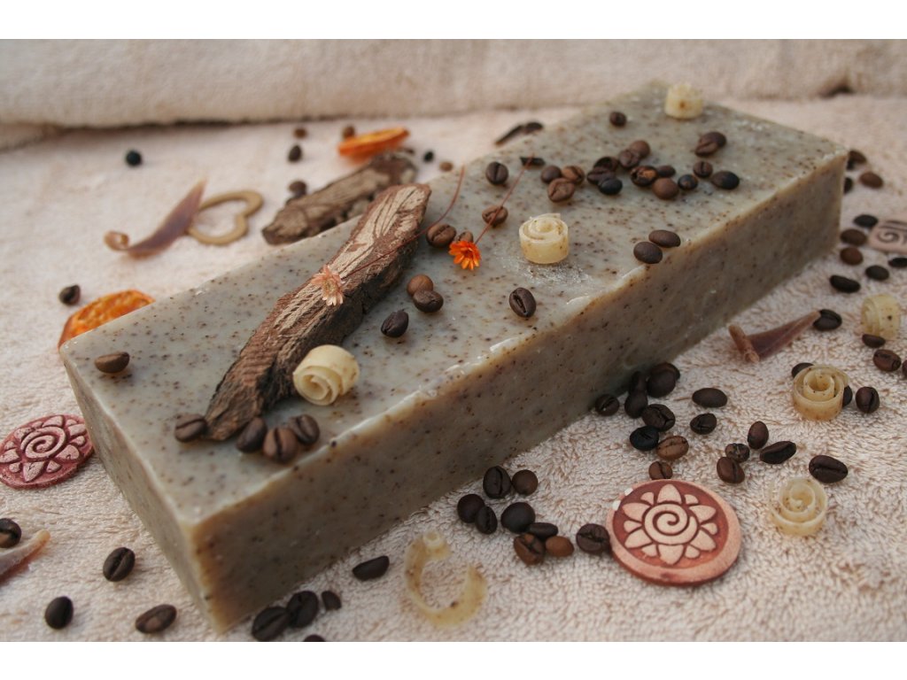 Olivová cihla s kávou 800g