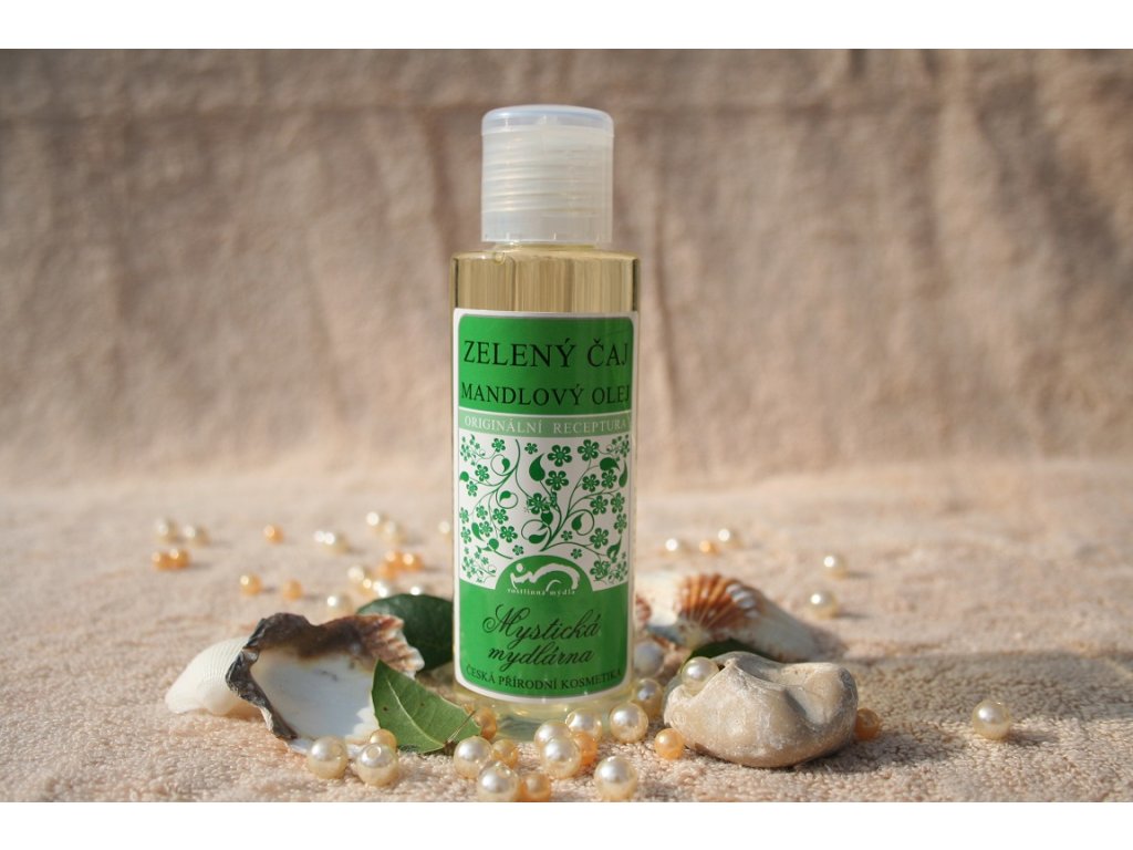 Mandlový tělový olej Zelený čaj 110ml