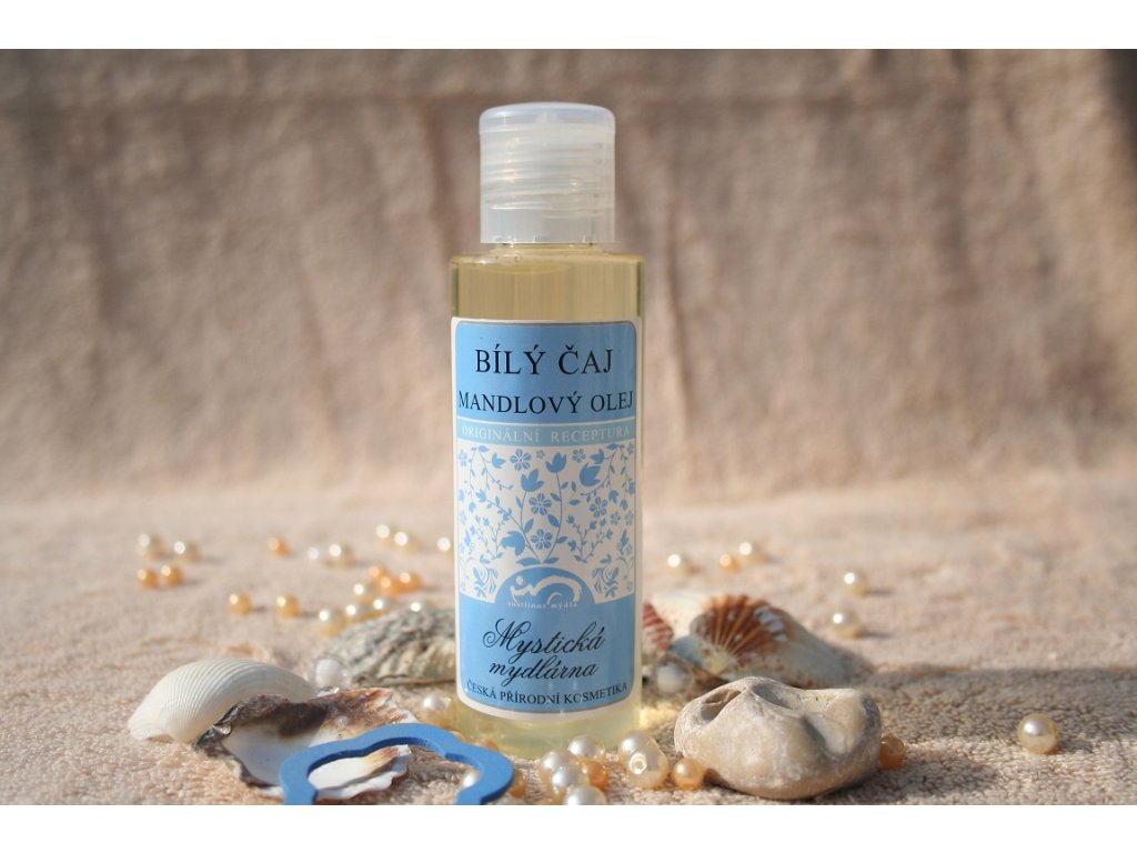 Mandlový tělový olej Bílý čaj 110ml