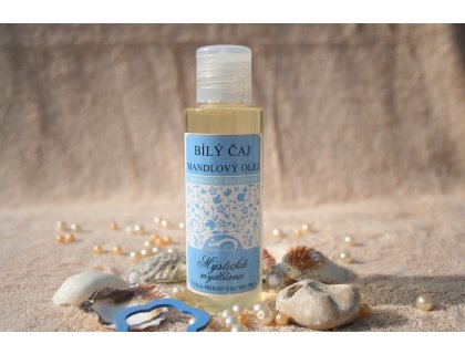 Mandlový tělový olej Bílý čaj 110ml