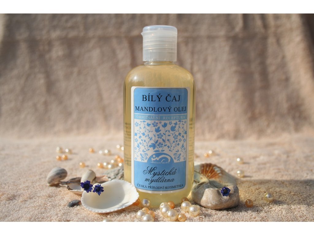 Mandlový tělový olej Bílý čaj  250ml