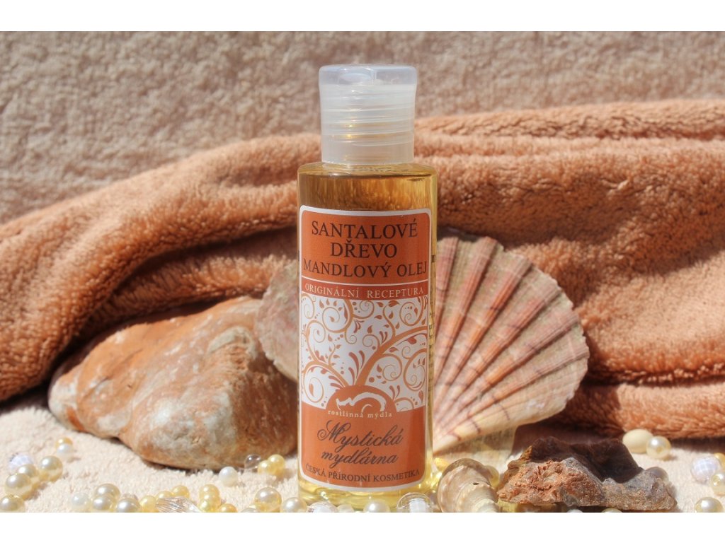 Mandlový tělový olej Santalové dřevo 110ml