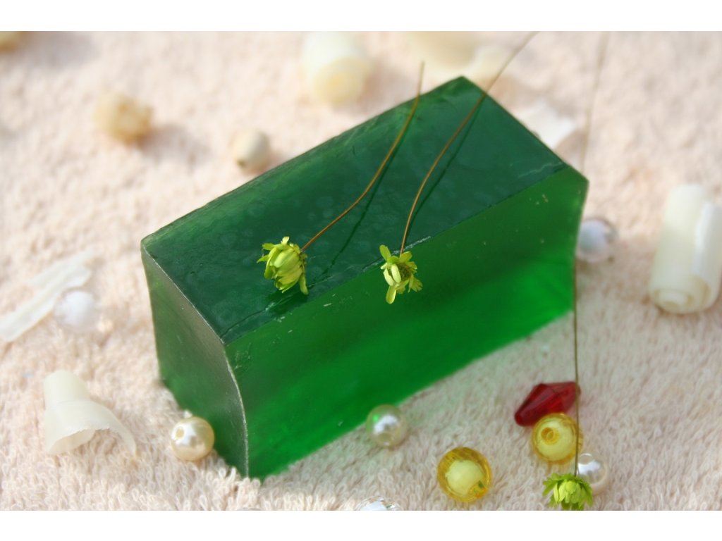 Glycerinové mýdlo krájené - vůně mořská řasa