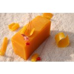 Olivové mýdlo krájené - s červeným palmovým olejem a vůní pomeranč