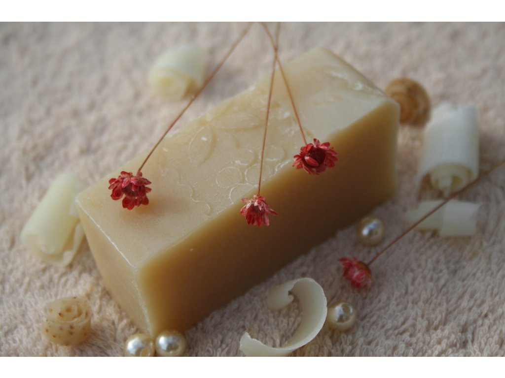 Olivové mýdlo krájené - s kozím mlékem