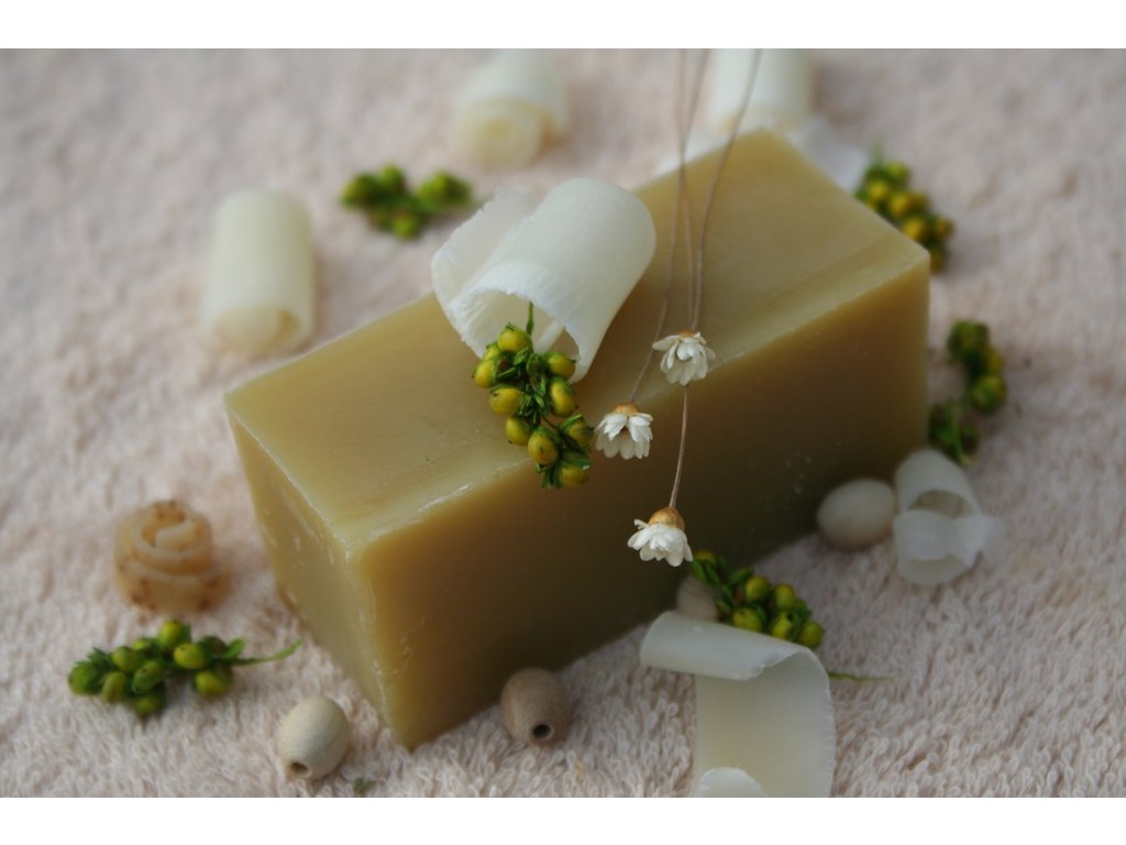 Olivové mýdlo krájené - s konopným olejem