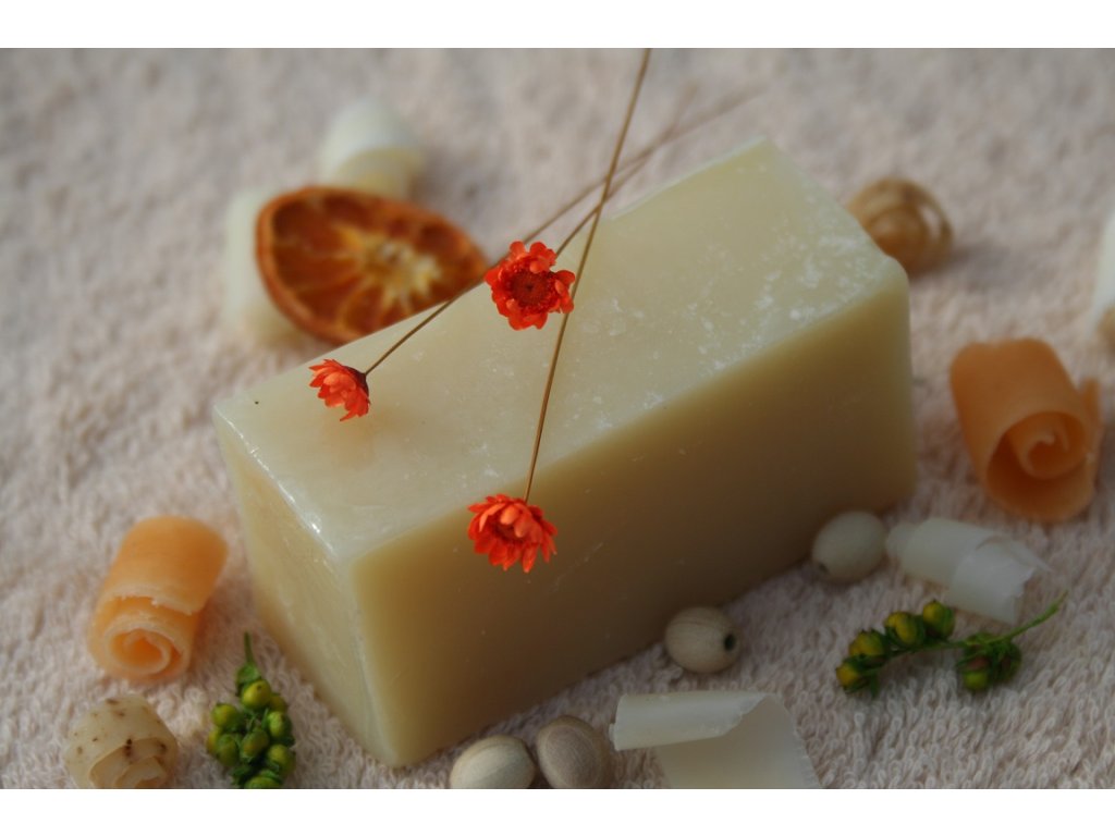 Olivové mýdlo krájené - s vůní levandule