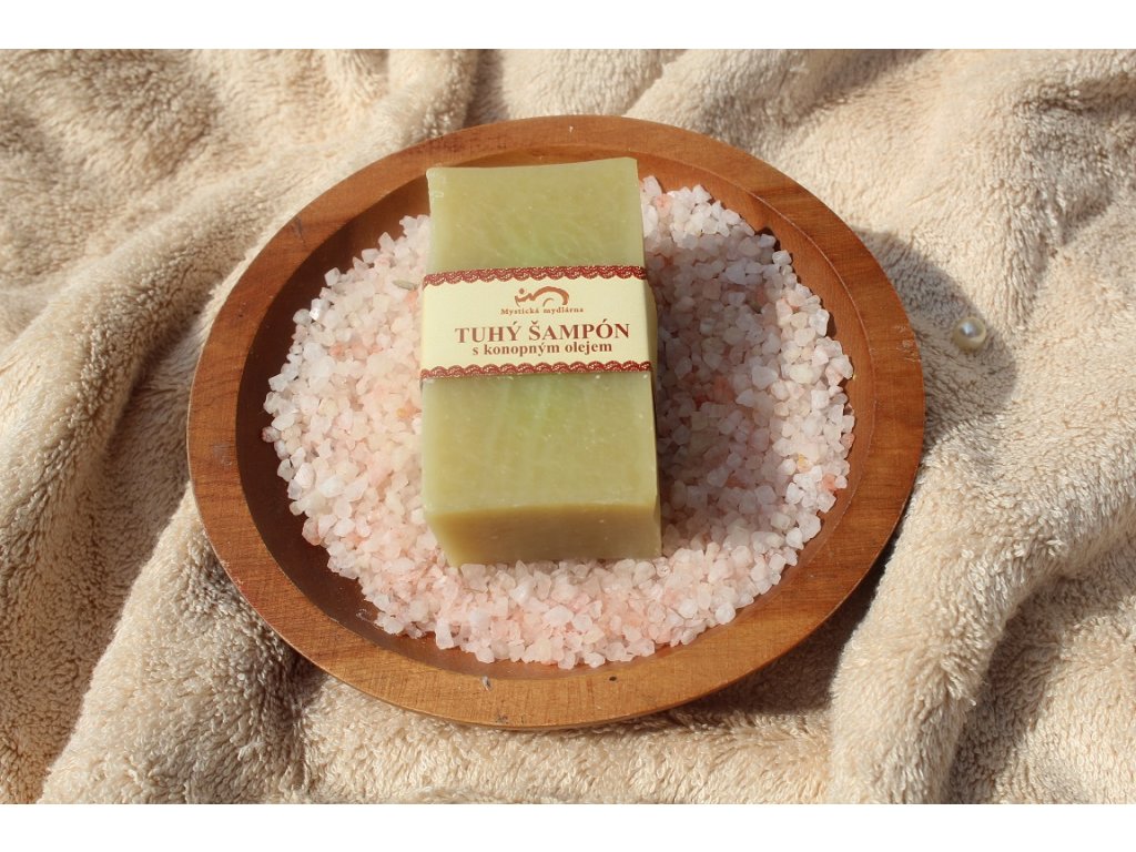 Tuhý šampón konopný