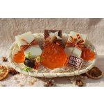 Lux koš - 3 olivová mýdla a 1 glycer.mýdlo s medem (KO3V1)