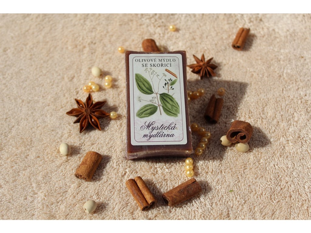 Olivové mýdlo se skořicí
