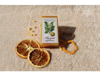 Olivové mýdlo s vůní pomeranč
