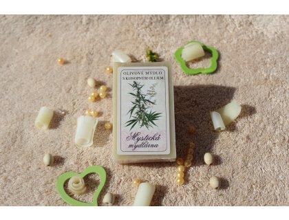 Olivové mýdlo konopné