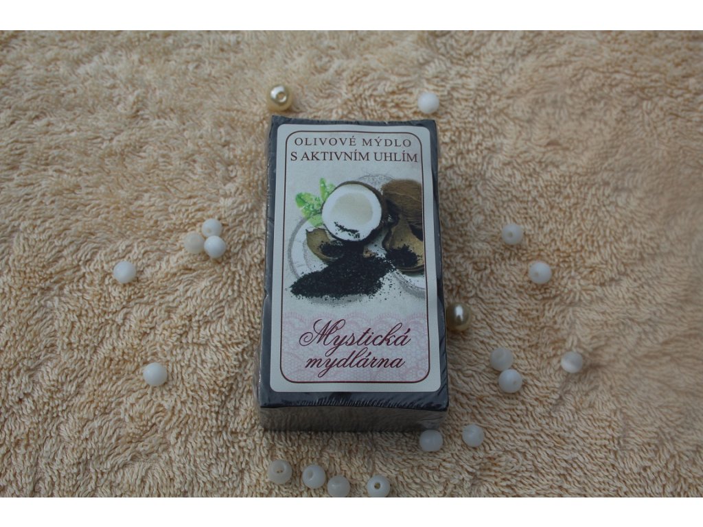 Olivové mýdlo s aktívním uhlím