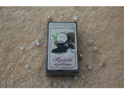 Olivové mýdlo s aktívním uhlím