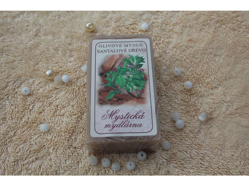 Olivové mýdlo s vůní santalové dřevo