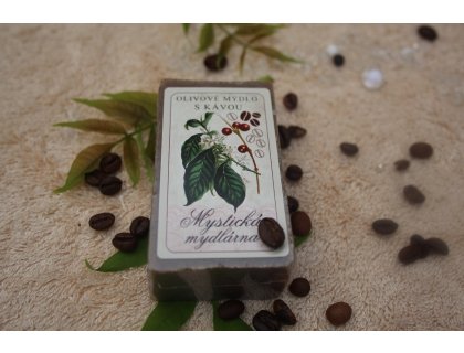 Olivové mýdlo s kávou 90g
