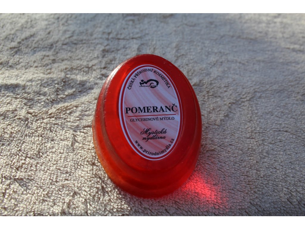 Glycerinové mýdlo ovál-vůně pomeranč