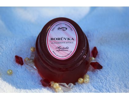 Glycerinové mýdlo ovál - vůně borůvka