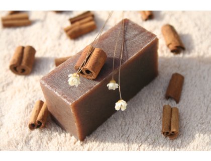 Olivové mýdlo krájené - skořice